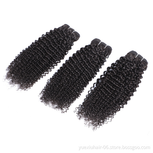 Double Drawn Indian Remy Kinky Curly Human Hair Weave Extension In Bulk,Buy Bulk Hair Weave For Sale In Zambia